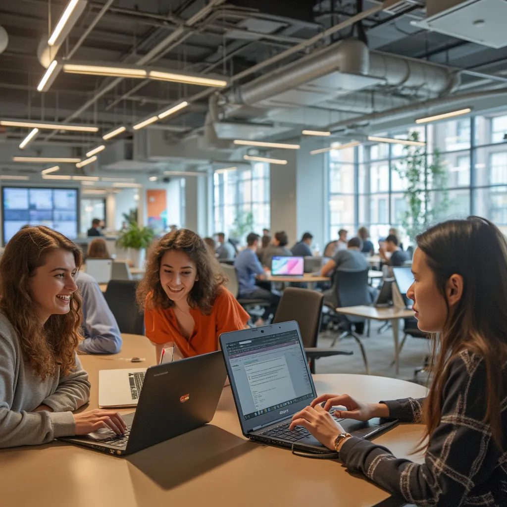 Espacio de coworking para alumnos